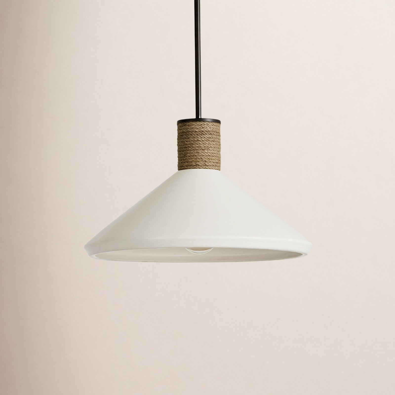 Birch Lane™ Gwenelle 1 - Light Single Cone Pendant & Reviews